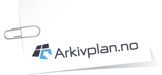 Arkivplan-logo med binders for innloggings-popupvindu